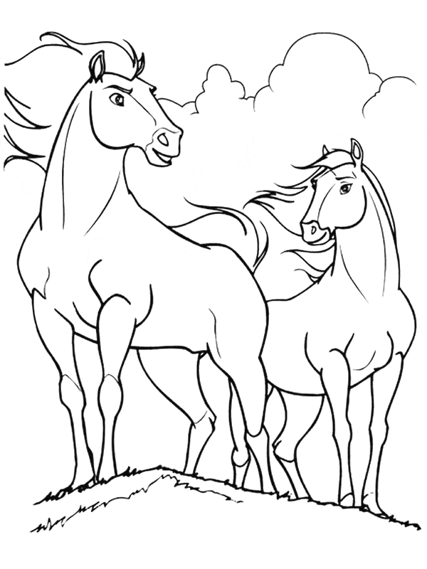 نقاشی اسب زیبا و آسان
