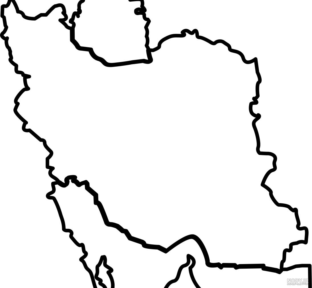 کشیدن نقشه ایران برای کلاس اول