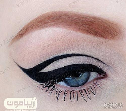 عکس زیباترین مدل های خط چشم