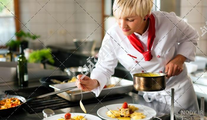 عکس سرآشپز خانم