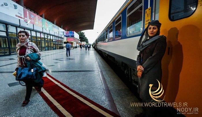 تصاویر داخل قطار همدان مشهد